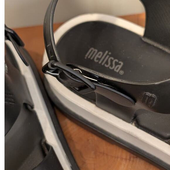 Melissa Platform Sandal Jelly Gladiator Grandpa Preppy Grunge Y2K - Size 10 - Picture 5 of 7